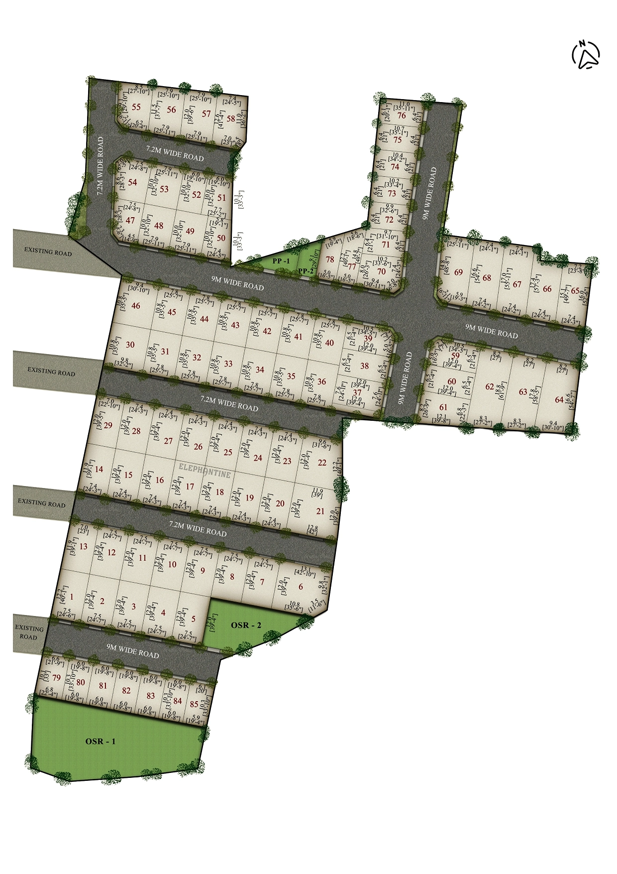 Site Layout - blurred
