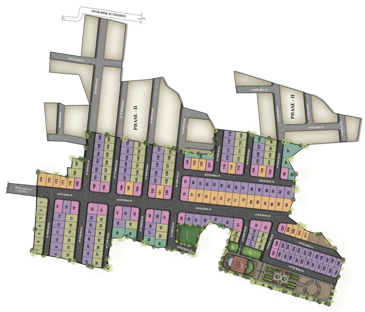 Site Layout - blurred